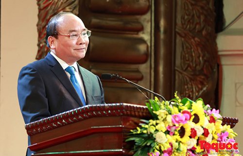 Thủ tướng Chính phủ Nguyễn Xuân Phúc phát biểu tại buổi Lễ phát động 